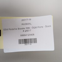 2003-2004 Porsche Boxster 986 2.7 Speedometer Instrument Cluster OEM 98664120406