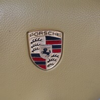 2000-2004 Porsche 911 Boxster 3 Spoke Steering Wheel Airbag Beige OEM