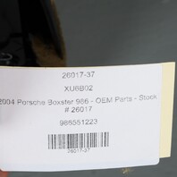 1997-2004 Porsche Boxster 986 Rear Storage Shelf Compartment OEM 986551223