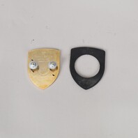 Porsche 911 Boxster Cayman Cayenne Hood Emblem Crest Badge OEM 99655921101 Gold