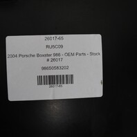 2003-2004 Porsche Boxster 986 Right Rear Fender Liner Heat Shield OEM