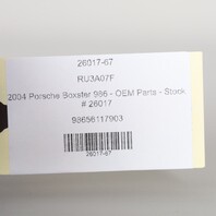 2000-2004 Porsche Boxster 986 Left Convertible Top Transmission OEM 98656117903