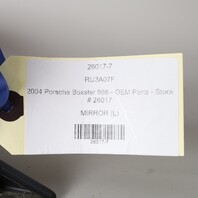 1997-2004 Porsche 911 996 Boxster 986 Left Side View Door Mirror 5 Pin OEM