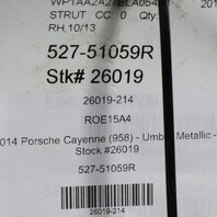 2011-2018 Porsche Cayenne Right Rear Strut Spring Shock 95833305100 OEM