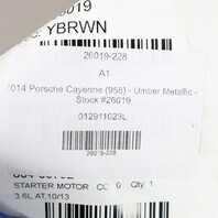 2004-2018 Porsche Cayenne 3.2 / 3.6 Starter Motor OEM 012911023L