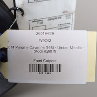 2011-2014 Porsche Cayenne 3.0 / 3.6 Front Brake Calipers Brembo Black OEM