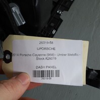 2011-2016 Porsche Cayenne Dash Dashboard Beige Leatherette 95855200300 OEM