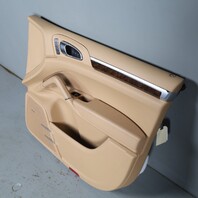 2011-2018 Porsche Cayenne 958 Right Front Door Panel Luxor Beige Leatherette