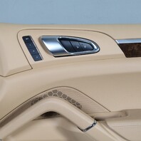 2011-2018 Porsche Cayenne 958 Right Front Door Panel Luxor Beige Leatherette