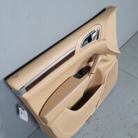 2011-2018 Porsche Cayenne 958 Left Front Door Panel Luxor Beige Leatherette