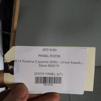 2011-2018 Porsche Cayenne 958 Left Front Door Panel Luxor Beige Leatherette