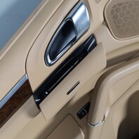 2011-2018 Porsche Cayenne 958 Left Rear Door Panel Luxor Beige Leatherette
