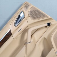 2011-2018 Porsche Cayenne 958 Left Rear Door Panel Luxor Beige Leatherette