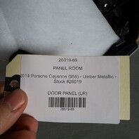 2011-2018 Porsche Cayenne 958 Left Rear Door Panel Luxor Beige Leatherette