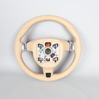 2011-2016 Porsche Cayenne Panamera Multifunction Steering Wheel Beige OEM