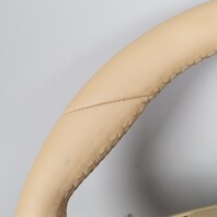 2011-2016 Porsche Cayenne Panamera Multifunction Steering Wheel Beige OEM