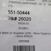 2009-2016 BMW Z4 E89 Power Steering Gear Rack Pinion OEM 32106872482