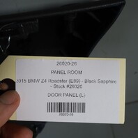 2009-2016 BMW Z4 E89 Left Driver Front Door Panel Black OEM 51417216411