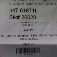 2012-2016 BMW Z4 E89 2.0 Rear Axle Shaft CV Joint OEM 33207628707