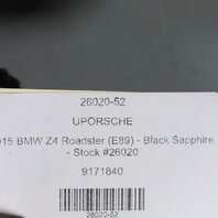 2009-2016 BMW Z4 E89 Rear Carpet Speaker Covers Black OEM 51469171840