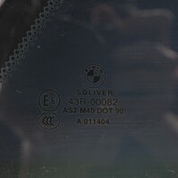 2009-2016 BMW Z4 E89 Left Driver Quarter Glass Window OEM 51377192301