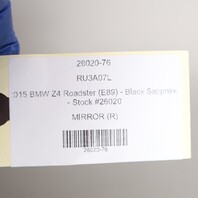 2009-2016 BMW Z4 E89 Right Passenger Side View Door Mirror OEM