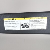 2009-2016 BMW Z4 E89 Left Driver Sun Visor Black OEM 51169167251