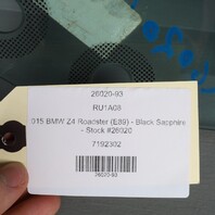 2009-2016 BMW Z4 E89 Right Passenger Quarter Glass Window OEM 51377192302