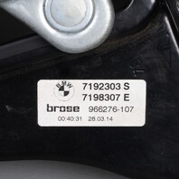 2009-2016 BMW Z4 E89 Left Quarter Window Regulator OEM 51377198307