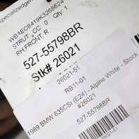 1984-1989 BMW 535i 635CSi M5 M6 Right Front Strut Shock Spring OEM 31312226166