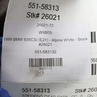 1988-1989 BMW 635CSi E24 Coupe Steering Gear Box Servotronic OEM 32131466156