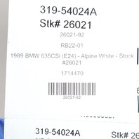 1988-1989 BMW 635CSi E24 Air Cleaner Filter Box OEM 13701714470