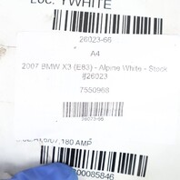 2007-2013 BMW 128i 328i X3 X5 3.0 Alternator 180 Amp 12317555926 OEM