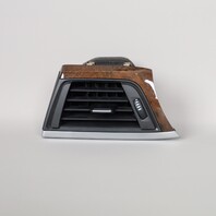 2012-2018 BMW 328i 335i 428i 435i Dash AC Air Vent Center Wood Console Trim OEM
