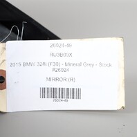 2013-2015 BMW 320i 328i 335i Left Door Mirror Side View Black OEM
