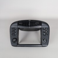 99-01 Porsche 911 996 Center Dash Air Vent Bezel Black Single Din OEM NOTE