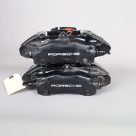 1999-2012 Porsche 911 996 Front Brake Calipers Brembo Set Pair Black OEM