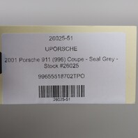 1999-2004 Porsche 911 Coupe Left C Pillar Molding Black OEM 99655518702