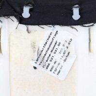 1999-2004 Porsche 911 Boxster Front Seat Backrest Cushion Black OEM