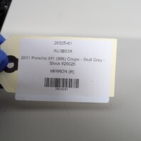 1997-2004 Porsche 911 996 Boxster 986 Right Side View Door Mirror 5 Pin OEM