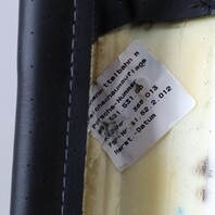 1999-2004 Porsche 911 Boxster Front Seat Backrest Cushion Black OEM