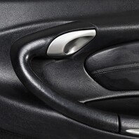 1999-2004 Porsche 911 996 Right Door Panel Black Leatherette OEM