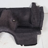 1999-2004 Porsche 911 996 Convertible Black Rear Seat Carpet OEM