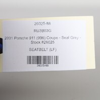 1999-2001 Porsche 911 996 Coupe Left Driver Front Seat Belt OEM 99680303300