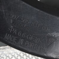 2005-2008 Porsche 911 997 Left Rear Bumper Guide Exhaust Heat Shield OEM