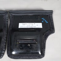 2000-2004 Porsche 911 996 Coupe Rear Seat Set Black Leatherette OEM 99652201101