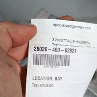 2015-2017 Volkswagen Golf GTI 6 Speed Manual Transmission NBL Code OEM 02Q300048