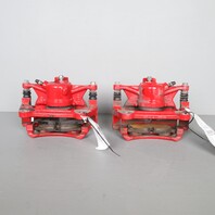 2015-2019 Volkswagen GTi / 19-21 Jetta GLI Red Front Brake Caliper Set Pair OEM