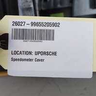 1999-2001 Porsche 911 996 Speedometer Cover Trim Leather Savanna OEM