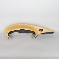 1999-2001 Porsche 911 996 Speedometer Cover Trim Leather Savanna OEM